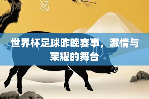 世界杯足球昨晚赛事，激情与荣耀的舞台
