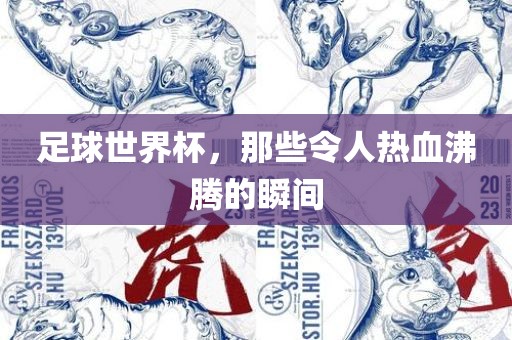 足球世界杯，那些令人热血沸腾的瞬间