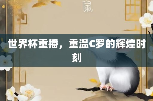 世界杯重播，重温C罗的辉煌时刻
