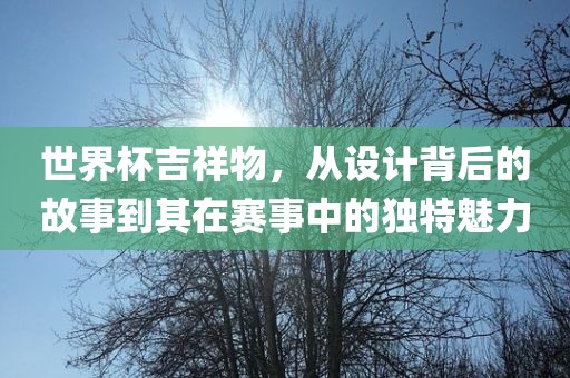 世界杯吉祥物，从设计背后的故事到其在赛事中的独特魅力