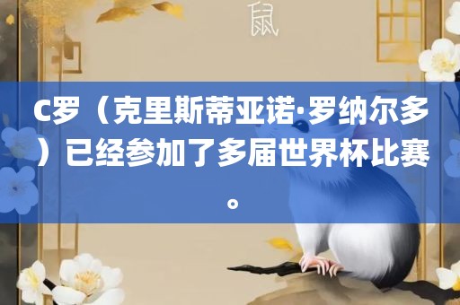 C罗（克里斯蒂亚诺·罗纳尔多）已经参加了多届世界杯比赛。