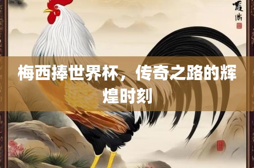 梅西捧世界杯，传奇之路的辉煌时刻