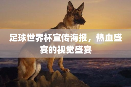 足球世界杯宣传海报，热血盛宴的视觉盛宴