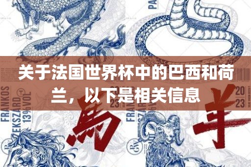 关于法国世界杯中的巴西和荷兰，以下是相关信息