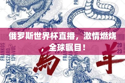 俄罗斯世界杯直播，激情燃烧，全球瞩目！
