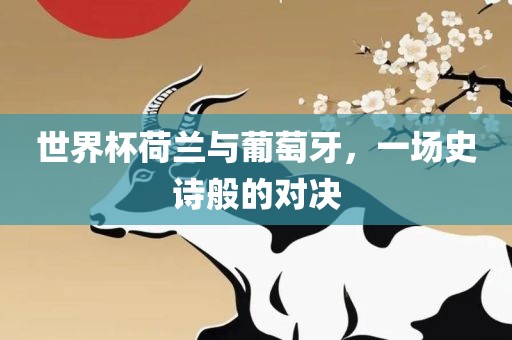 世界杯荷兰与葡萄牙，一场史诗般的对决