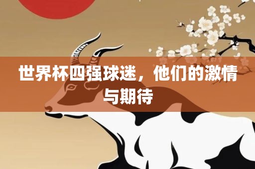 世界杯四强球迷，他们的激情与期待