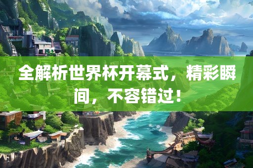 全解析世界杯开幕式，精彩瞬间，不容错过！