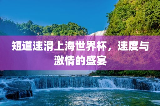 短道速滑上海世界杯，速度与激情的盛宴