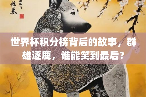 世界杯积分榜背后的故事，群雄逐鹿，谁能笑到最后？