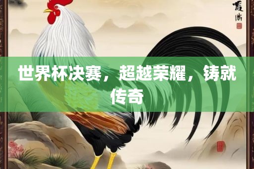 世界杯决赛，超越荣耀，铸就传奇