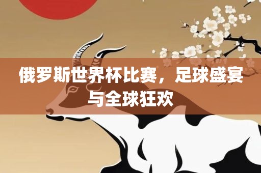 俄罗斯世界杯比赛，足球盛宴与全球狂欢