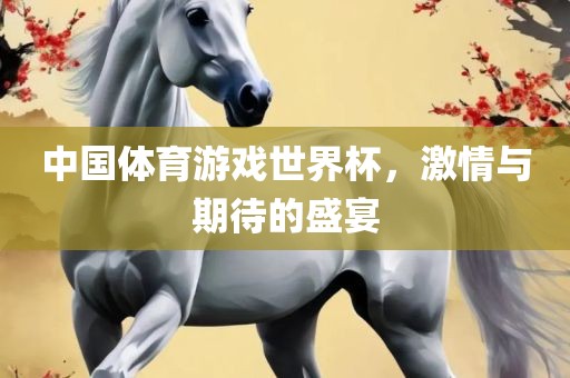 中国体育游戏世界杯，激情与期待的盛宴