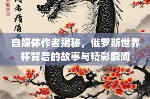 自媒体作者揭秘，俄罗斯世界杯背后的故事与精彩瞬间