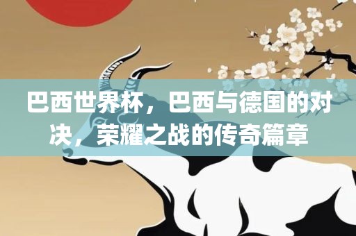 巴西世界杯，巴西与德国的对决，荣耀之战的传奇篇章