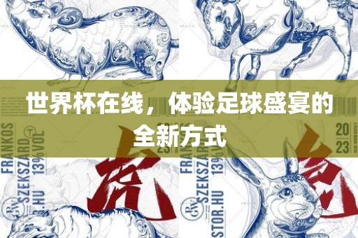 世界杯在线，体验足球盛宴的全新方式
