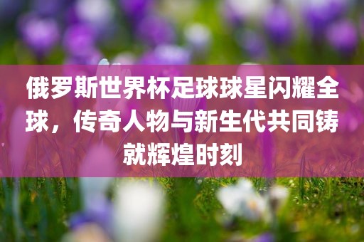 俄罗斯世界杯足球球星闪耀全球，传奇人物与新生代共同铸就辉煌时刻