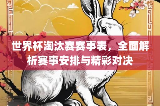 世界杯淘汰赛赛事表，全面解析赛事安排与精彩对决