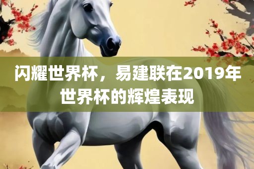 闪耀世界杯，易建联在2019年世界杯的辉煌表现