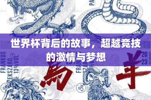 世界杯背后的故事，超越竞技的激情与梦想