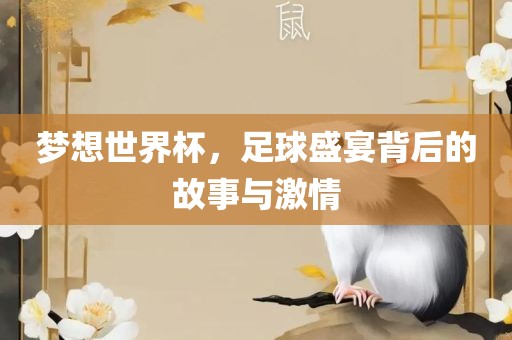 梦想世界杯，足球盛宴背后的故事与激情