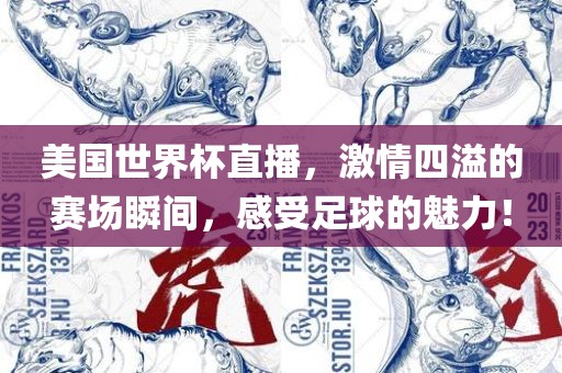 美国世界杯直播，激情四溢的赛场瞬间，感受足球的魅力！