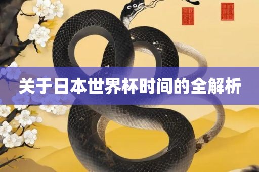 关于日本世界杯时间的全解析