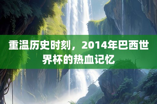 重温历史时刻，2014年巴西世界杯的热血记忆