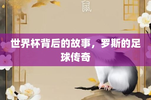 世界杯背后的故事，罗斯的足球传奇