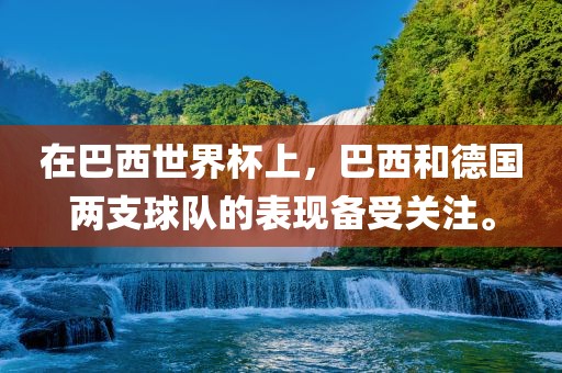 在巴西世界杯上，巴西和德国两支球队的表现备受关注。