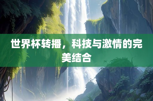 世界杯转播，科技与激情的完美结合