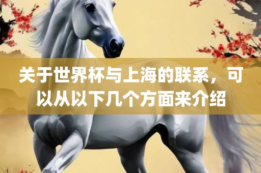 关于世界杯与上海的联系，可以从以下几个方面来介绍