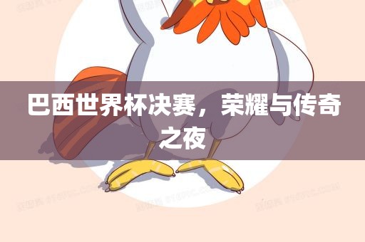巴西世界杯决赛，荣耀与传奇之夜
