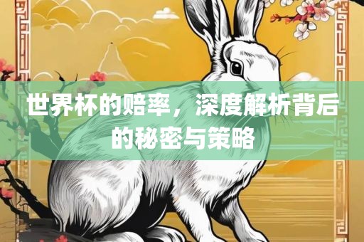 世界杯的赔率，深度解析背后的秘密与策略