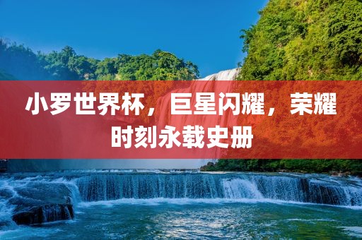小罗世界杯，巨星闪耀，荣耀时刻永载史册