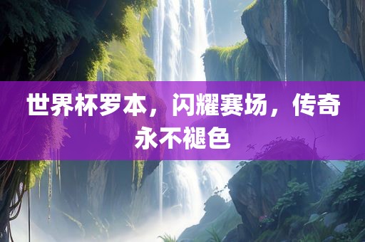世界杯罗本，闪耀赛场，传奇永不褪色