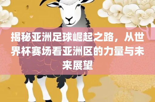 揭秘亚洲足球崛起之路，从世界杯赛场看亚洲区的力量与未来展望