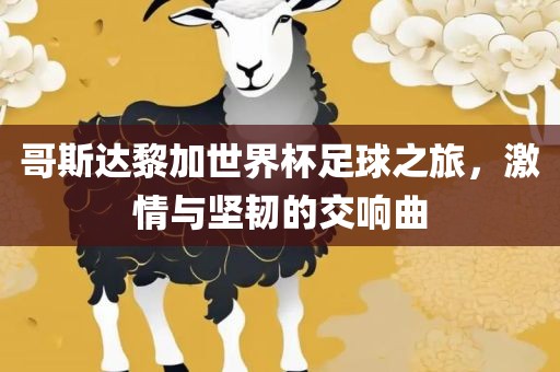 哥斯达黎加世界杯足球之旅，激情与坚韧的交响曲