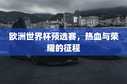 欧洲世界杯预选赛，热血与荣耀的征程