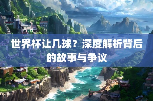 世界杯让几球？深度解析背后的故事与争议