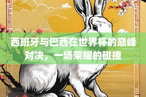 西班牙与巴西在世界杯的巅峰对决，一场荣耀的碰撞