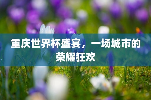 重庆世界杯盛宴，一场城市的荣耀狂欢