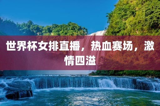 世界杯女排直播，热血赛场，激情四溢