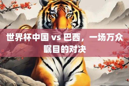 世界杯中国 vs 巴西，一场万众瞩目的对决