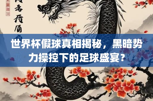 世界杯假球真相揭秘，黑暗势力操控下的足球盛宴？