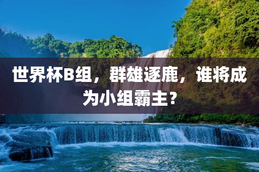 世界杯B组，群雄逐鹿，谁将成为小组霸主？