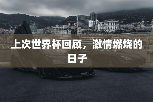 上次世界杯回顾，激情燃烧的日子