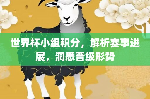 世界杯小组积分，解析赛事进展，洞悉晋级形势