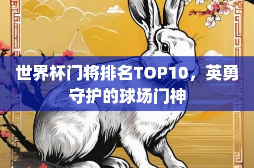 世界杯门将排名TOP10，英勇守护的球场门神