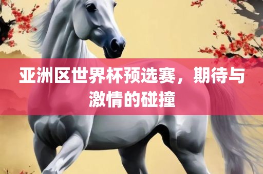 亚洲区世界杯预选赛，期待与激情的碰撞